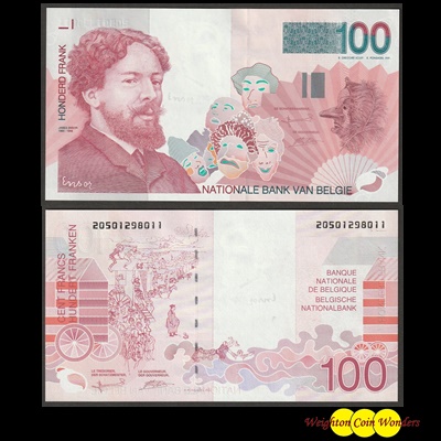 1995 Belgium 100 Franc